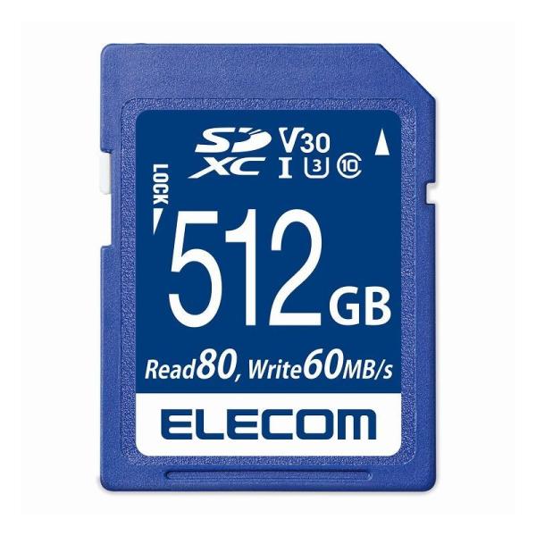 GR ELECOM SDJ[h 512GB class10Ή f[^] ǂݏo80MB/s f[^T[rX MF-FS512GU13V3R s [ցilR|Xj