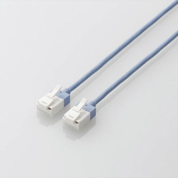 ELECOM �G���R�� �c���܂�h�~�X�[�p�[�X����LAN�P�[�u��Cat6A���� LD-GPASST/BU05 ����s�� ���[���ցi�l�R�|�X�j