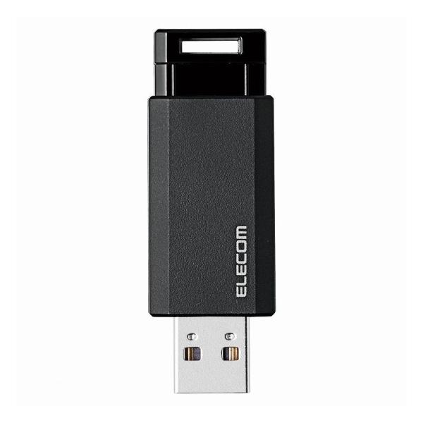 GR ELECOM USB USB3.1 Gen1 mbN 64GB I[g^[@\ 1Nۏ ubN MF-PKU3064GBK s [ցilR|Xj