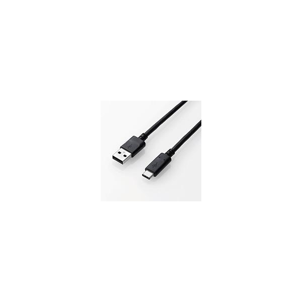 ELECOM �G���R�� USB2.0�P�[�u�� �F�ؕi�AA-C U2C-AC30NBK ����s��