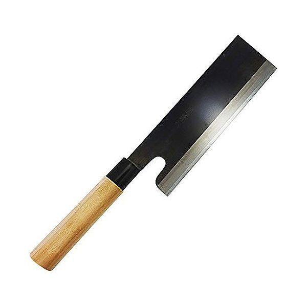 蕎麦切包丁 越前刃物 宝馬 そば切包丁 ステンレス鋼 240mm 片刃 合板