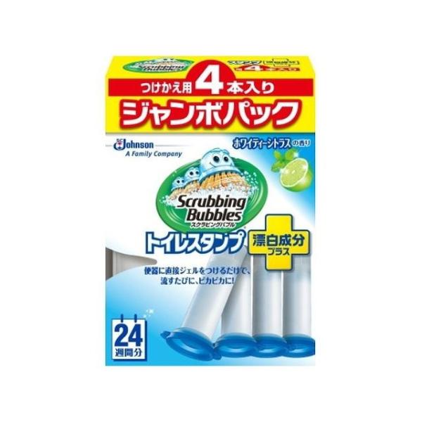 ジョンソン スクラビングバブル トイレスタンプ ホワイティシトラスの香り つけかえ用4本入りジャンボパック 代引不可 Ho リコメン堂生活館 通販 Yahoo ショッピング