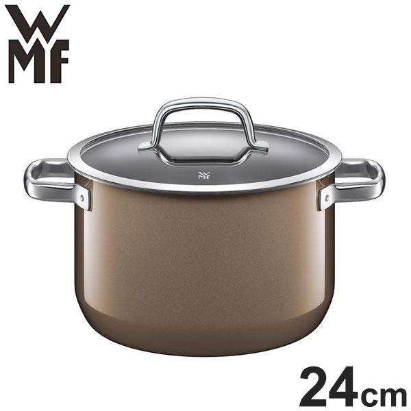 WMF フュージョンテック ミネラル ハイキャセロール24cm ダークブラス 