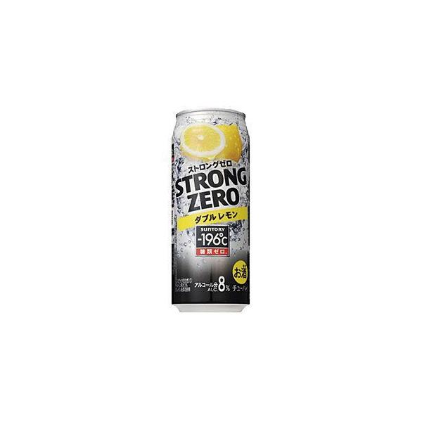SUNTORY（サントリー） −196℃ ストロングゼロ ダブルレモン 500ml×24