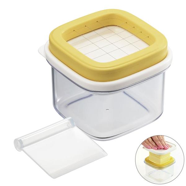 [Release date: January 20, 2022]市販のバターは、箱やアルミフィルムが傷みやすくなかなかきれいに使えないものです。「すぐ切れるバターカットケース」なら、ギュッと一押しで約5gにカットでき、そのまま冷蔵庫にストッ...