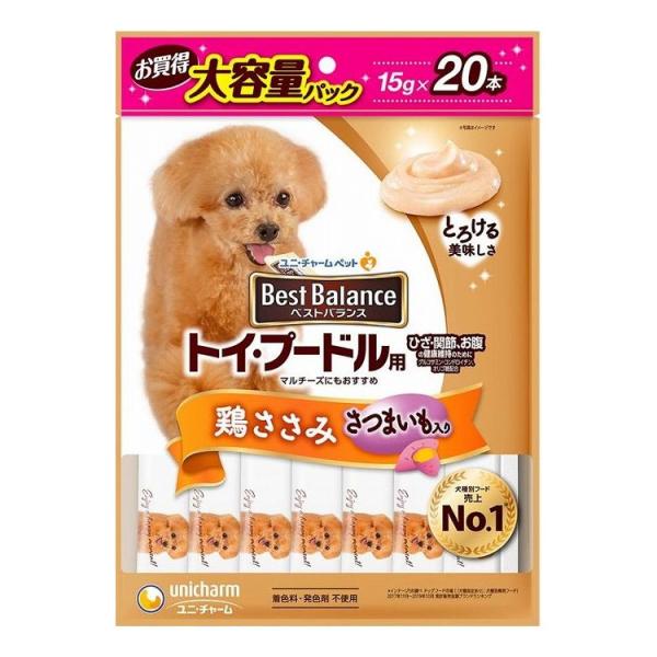 他サイト： ベストバランスおやつ トイ・プードル用 鶏ささみ 15gx20本の商品画像