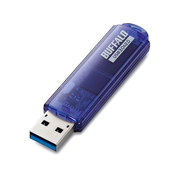 �o�b�t�@���[ USB3.0�Ή� USB�������[ �X�^���_�[�h���f�� 16GB �u���[ RUF3-C16GA-BL