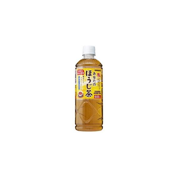 サンガリア あなたのほうじ茶 ペット 600ml x24 24個セット 代引不可