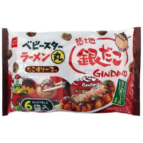 単品15個セット おやつカンパニー ベビースターラーメン丸銀だこたこ焼ソース味 120g 代引不可