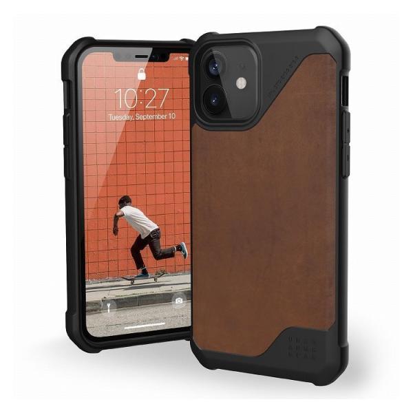 ���{���K�㗝�X�i URBAN ARMOR GEAR iPhone 12/12Pro �Ή��ϏՌ��P�[�X METROPOLIS LT LEATHER �u���E�� UAG-IPH20MFL-LBR