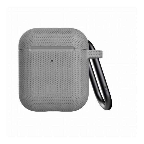 URBAN ARMOR GEAR/U by UAG Apple AirPods�p U �V���R���P�[�X �ϏՌ� �J���r�i�t�� �O���[ UAG-UAPS-GY