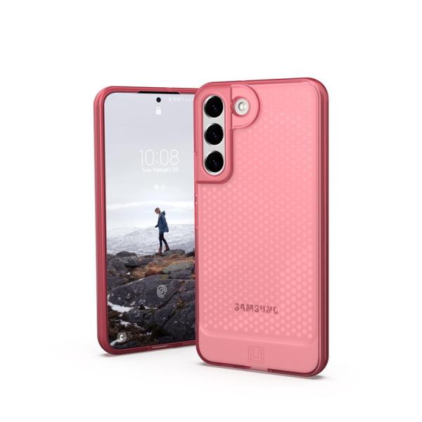 ���{���K�㗝�X�i URBAN ARMOR GEAR/U by UAG Galaxy S22�Ή� �ϏՌ��P�[�X U LUCENT �N���C UAG-UGLXS22LU-CY