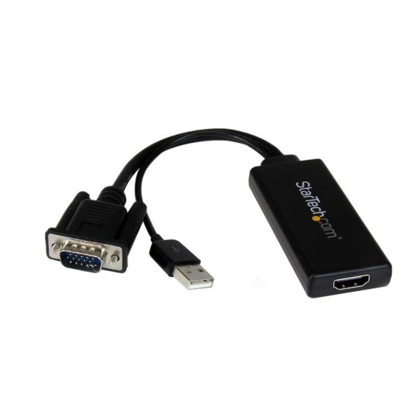 STARTECH.COM LTD VGA2HDU VGA-HDMIϊA_v^ USBI[fBI oXp[Ή |[^uAiORGB VGA -HDMIAbvXP[Ro[^[ D-Sub s