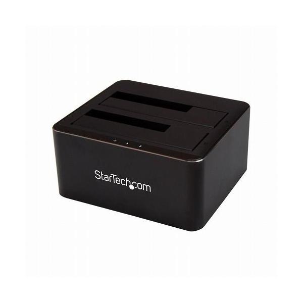 StarTech N[hSATA3.0ΉHDD/SSDhbLOXe[V 2x 2.5/3.5C`hCuΉ USB 3.0ڑ SDOCK2U33V s