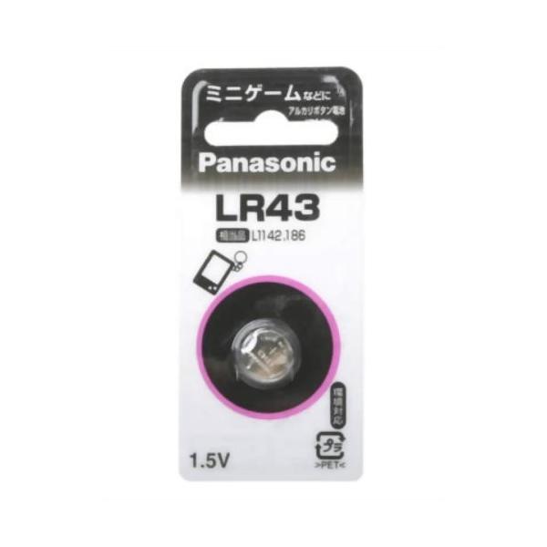 �p�i�\�j�b�N Panasonic �A���J���{�^���d�r�E1�� LR-43P NA