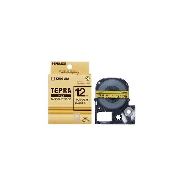 �i�܂Ƃ߁j �L���O�W�� �e�v�� PRO �e�[�v�J�[�g���b�W �J���[���x���i���^���b�N�j 12mm ���^������ SM12Z 1�� �k×5�Z�b�g�l ����s��