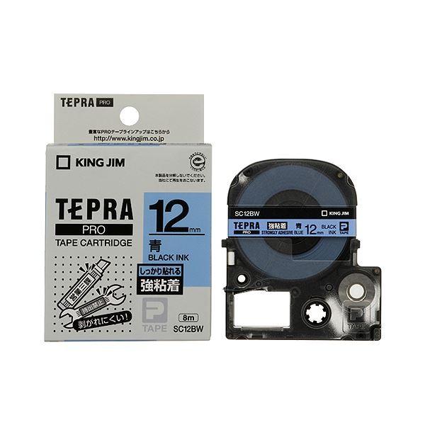 �i�܂Ƃ߁j �L���O�W�� �e�v�� PRO �e�[�v�J�[�g���b�W ���S�� 12mm �^������ SC12BW 1�� �k×5�Z�b�g�l ����s��