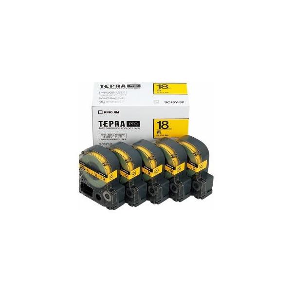 �L���O�W�� PRO�e�[�v�G�R�p�b�N 18mm �� 5�� SC18Y-5P ����s��