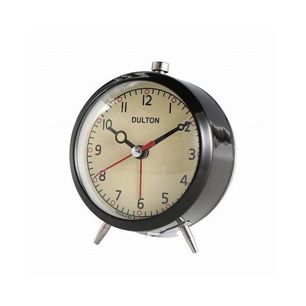 ALARM CLOCK BLACK A[NbN 100-053Q/BK DULTON _g  킢 s