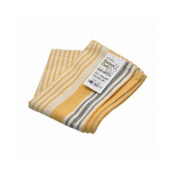 KITCHEN CLOTH YELLOW/NAVY Lb` NX S459-189YLN DULTON _g  킢 s