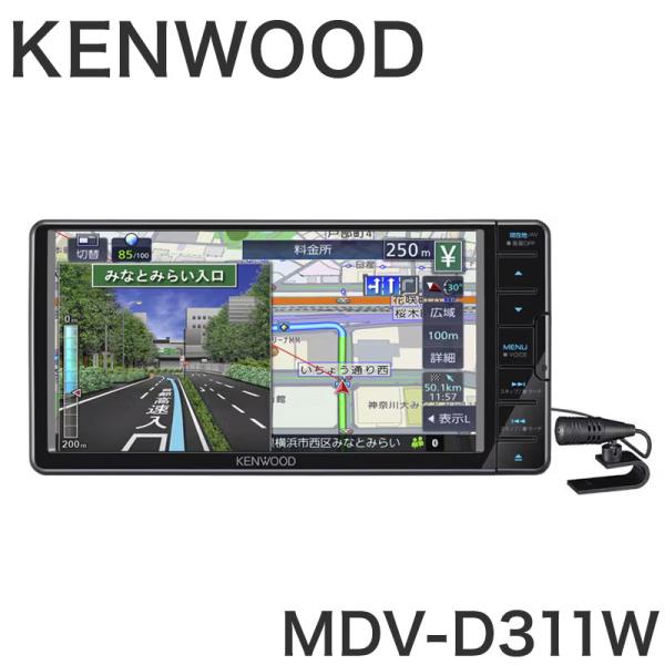 KENWOOD 7インチ カーナビ 2020年製MDV-D307BT Amazon | KENWOOD Bluetooth内蔵 ワンセグ CD/USB/SD AV彩速