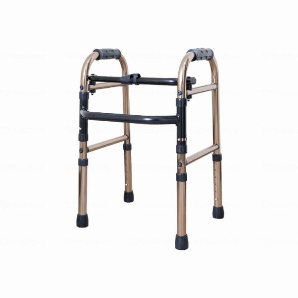 [Release date: June 29, 2023]使いやすい折りたたみ式歩行器のＳＳタイプ。業界最小サイズ。背の低い方向けの歩行器です。コンパクトにたためて、収納にも困りません。材質○フレーム：アルミ（一部スチール）規格詳細○使用時...