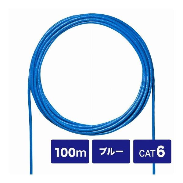 CAT6UTP�P���P�[�u���̂�100m KB-C6L-CB100BLN ����s��