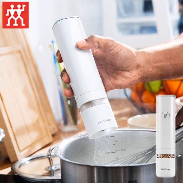 ZWILLING 電動ペッパーミル ブラック　ホワイト Amazon.co.jp: ZWILLING ツヴィリング 「 エンフィニジー 電動ミル