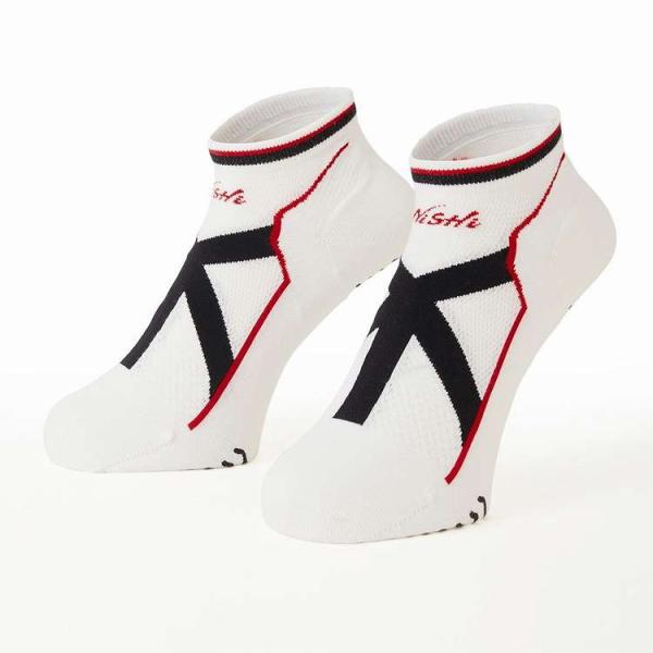 ニシ・スポーツ NISHI XIホールドショートソックス 23 WH/ブラック ランニング 陸上競技 ウェア 服 アパレル