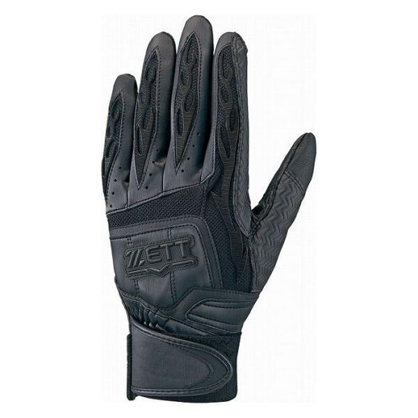 ZETT �[�b�g �o�b�e�B���O�O���u �v���X�e�C�^�X ����p ���Z���Ή��i BG418HS �J���[ �u���b�N �T�C�Y M 24-25 cm