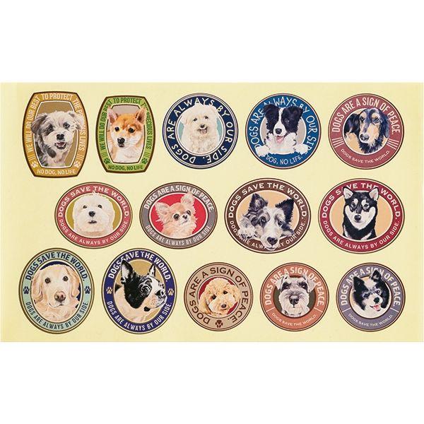 ヘッズ チャリティーアニマルアソートシール-2/犬(140枚) CHRA-2S 1セット(10パック×140枚)（直送品）