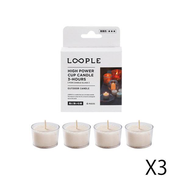 ペガサスキャンドル LOOPLE ハイパワーカップキャンドル（キャンドルグラス用）1セット(40個入)（直送品）