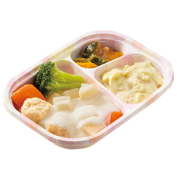 介護食 やわらか食　[冷凍食品] 日東ベスト ホスピタグルメセットN ホワイトシチュー 165g 1セット(5個)（直送品）