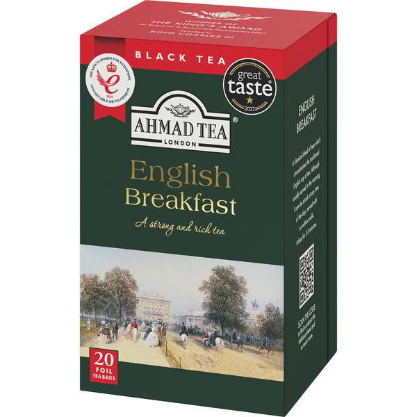 （紅茶 ティーバッグ） AHMAD TEA (アーマッドティー） イングリッシュブレックファースト 1箱（20袋入）（個包装）