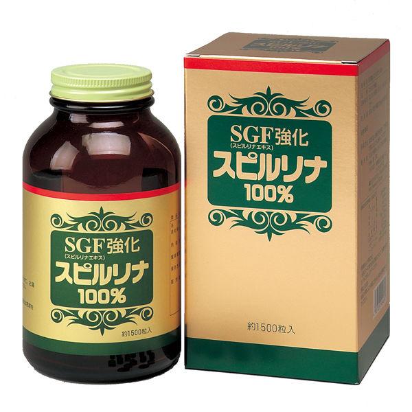 SGF強化スピルリナ100% ボトル（瓶）タイプ 1500粒入 ジャパンアルジェ サプリメント