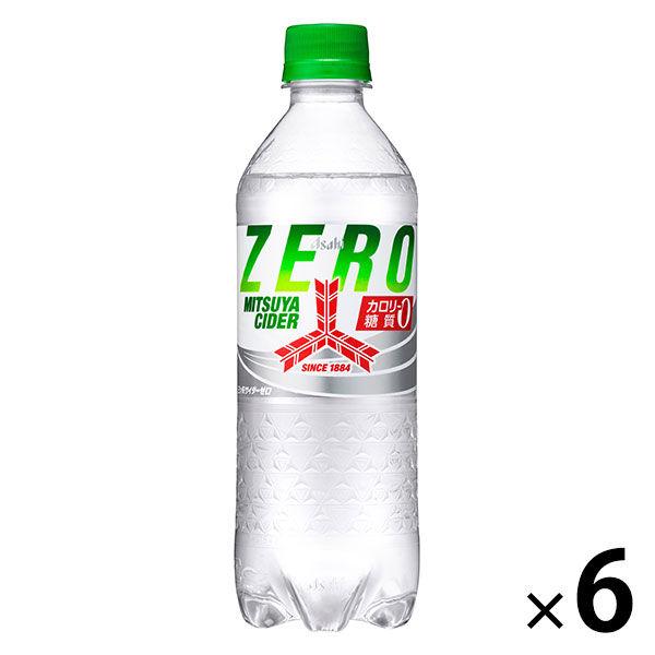 アサヒ飲料 三ツ矢サイダーZERO 500ml 1セット（6本）