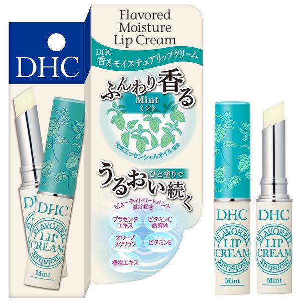DHC 香るモイスチュアリップクリーム ミント 無着色 香りつき 保湿リップ バーム ディーエイチシー