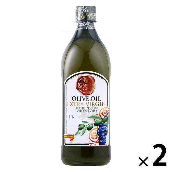 ガルシア エクストラバージンオリーブオイル 1L（1000ml） 1セット（1本×2） 調味料 食用油 オリーブ油 富永貿易