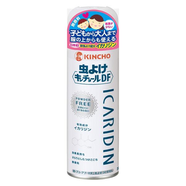 虫よけキンチョール ディートフリー 虫よけスプレー パウダーフリー 無香料 200ml 1本 イカリジン KINCHO キンチョー