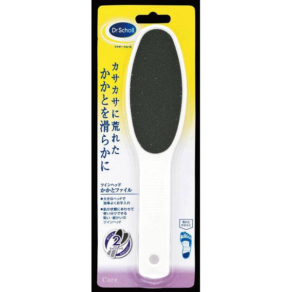 Dr.Scholl（ドクターショール）　ツインヘッド　かかとファイル　1個　ショールズウェルネスカンパニー