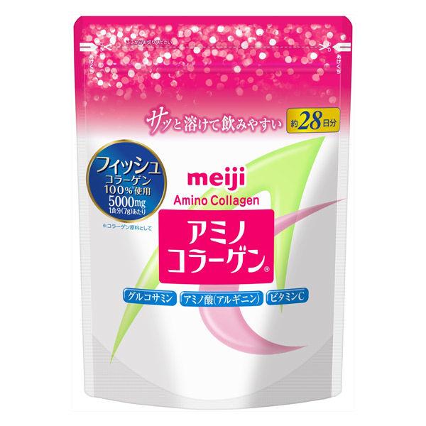 アミノコラーゲン（28日分） 1袋（196g） フィッシュコラーゲン  明治