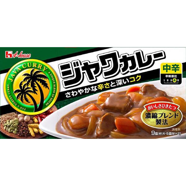 ハウス食品　ジャワカレー　中辛　185g　1個　カレールー