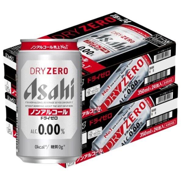 ノンアルコールビール　ビールテイスト飲料　アサヒ　ドライゼロ　350ml　2ケース(48本)