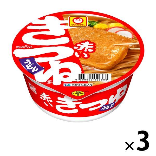 東洋水産　マルちゃん 赤いきつねうどん　東　1セット（3個）和風カップめん