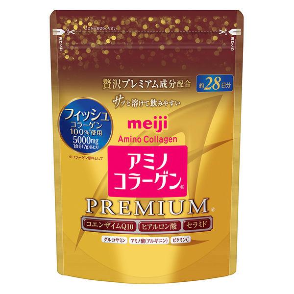 アミノコラーゲンプレミアム（約28日分） 1袋（196g） フィッシュコラーゲン100％ 明治