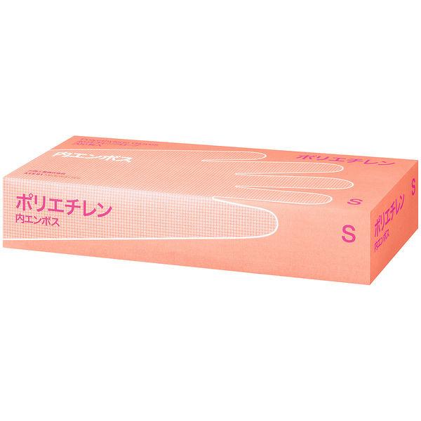 川西工業 ポリエチレン手袋 内エンボス S 1箱（200枚入） （使い捨て手袋） オリジナル
