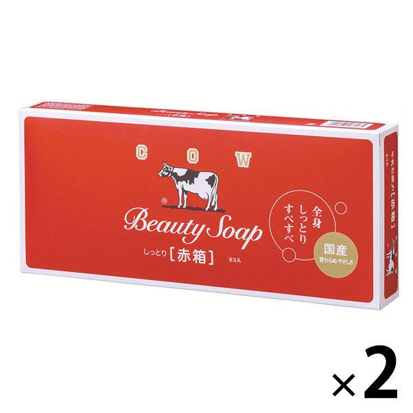 カウブランド 赤箱 ローズ調の香り 85g 2パック（12個入） 牛乳石鹸共進社