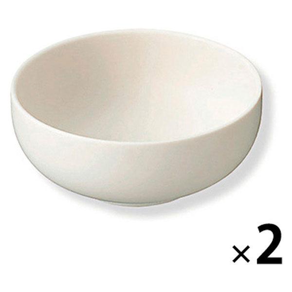 無印良品 磁器ベージュボール・小 約直径11.5×高さ5cm 2個 良品計画