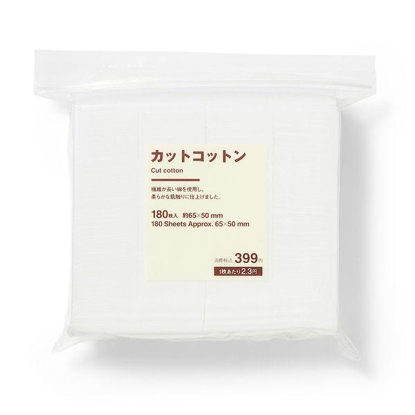 無印良品 カットコットン １８０枚入 約６５×５０ｍｍ 良品計画