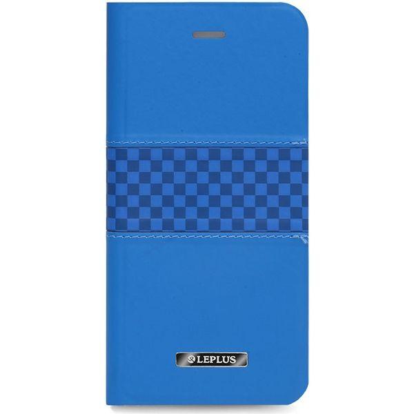 【アウトレット】MSソリューションズ iPhone 6/6s [CHESS] デザインPUレザーカバー ブルー LP-I6SDLCHBL 1個
